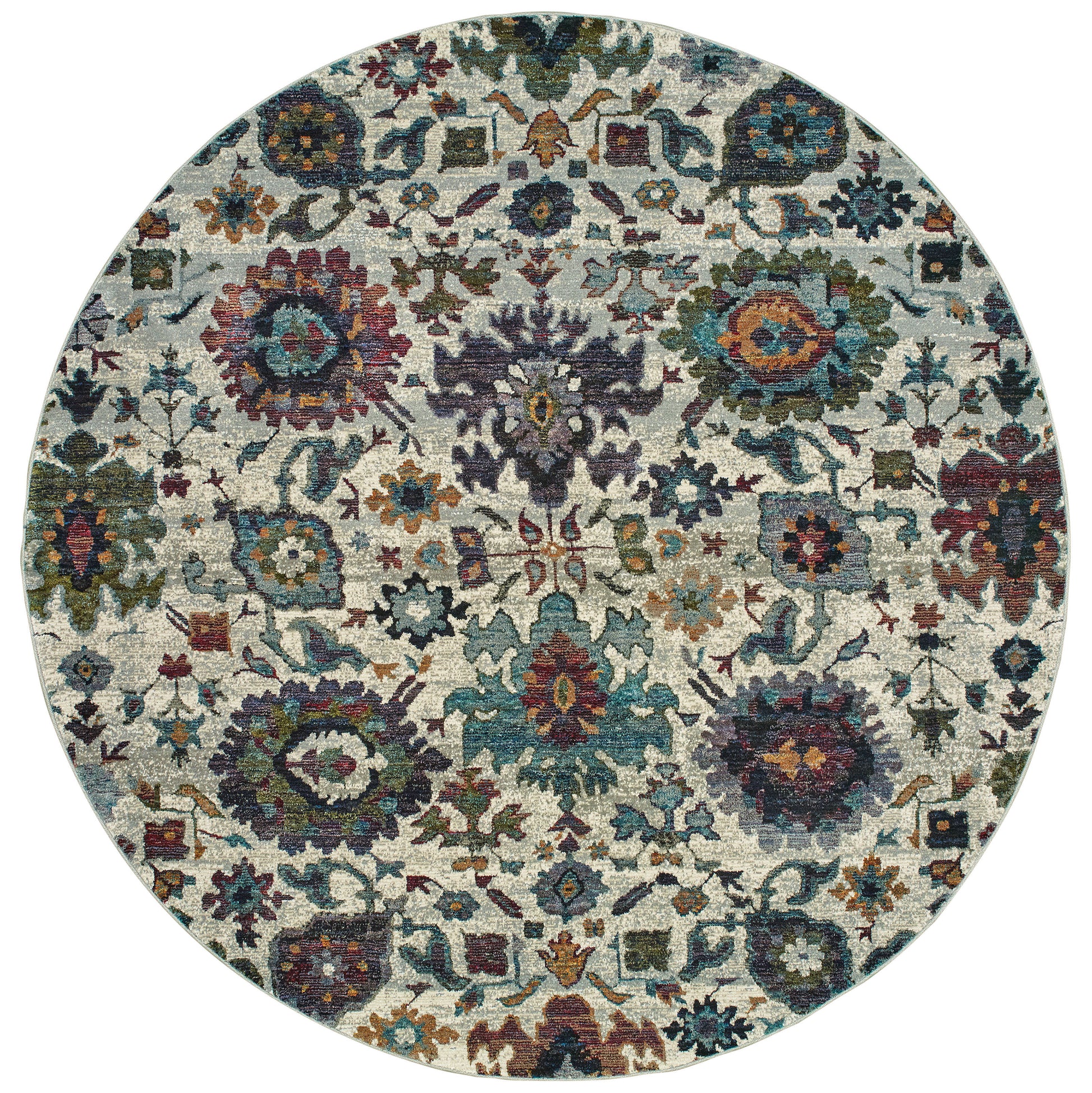Andorra 7129A Stone Oriental Rug