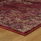 Andorra 7135E Red Medallion Rug