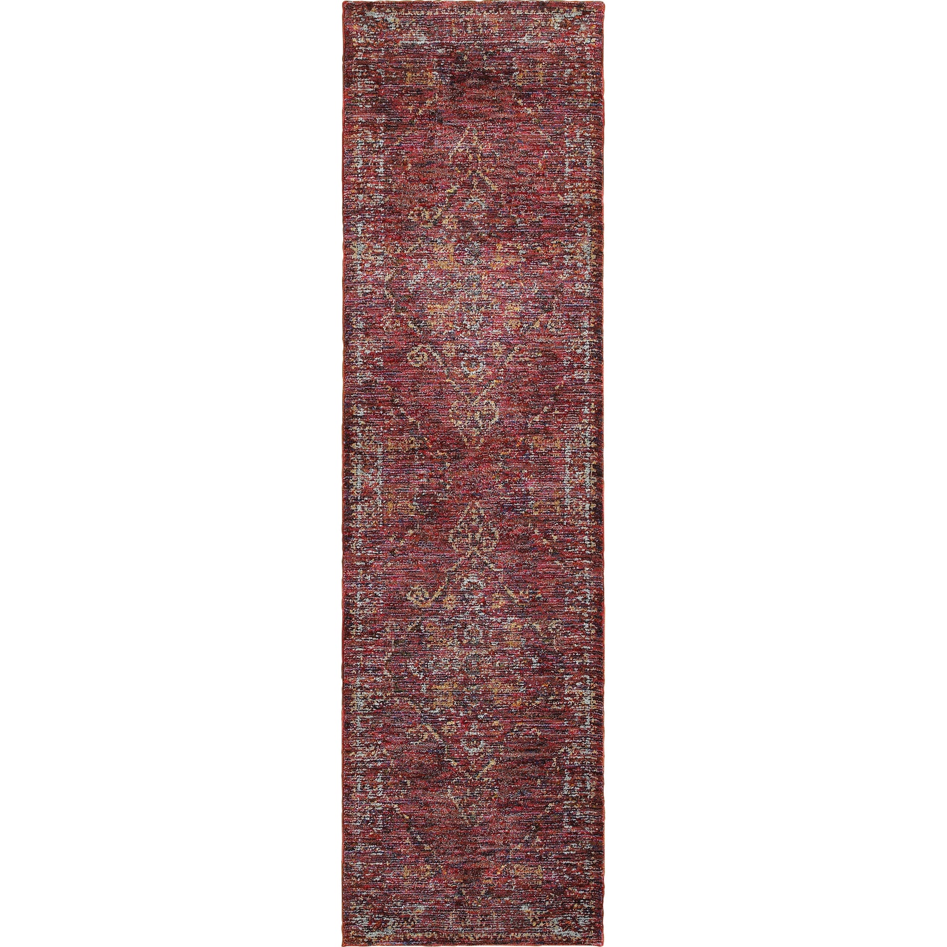 Andorra 7135E Red Medallion Rug