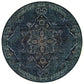 Andorra 7135F Blue Medallion Rug