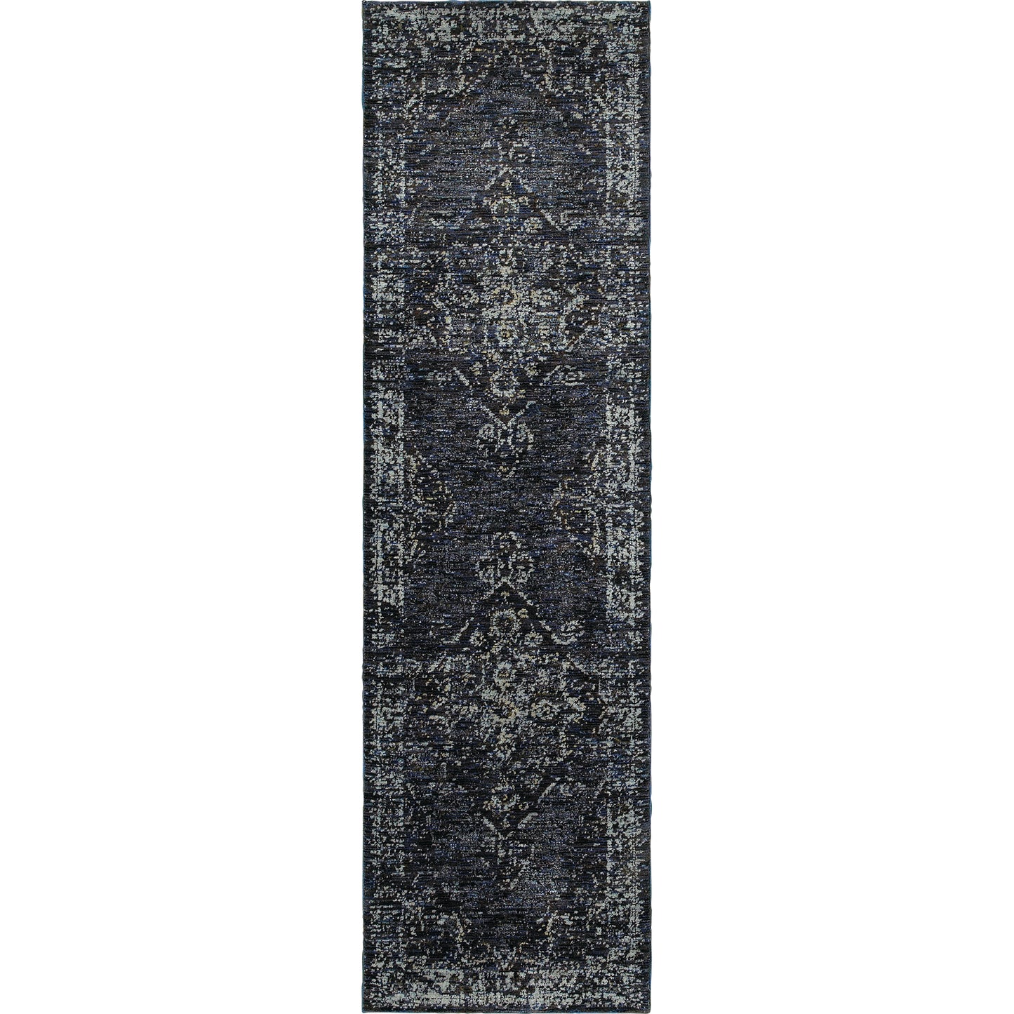 Andorra 7135F Blue Medallion Rug