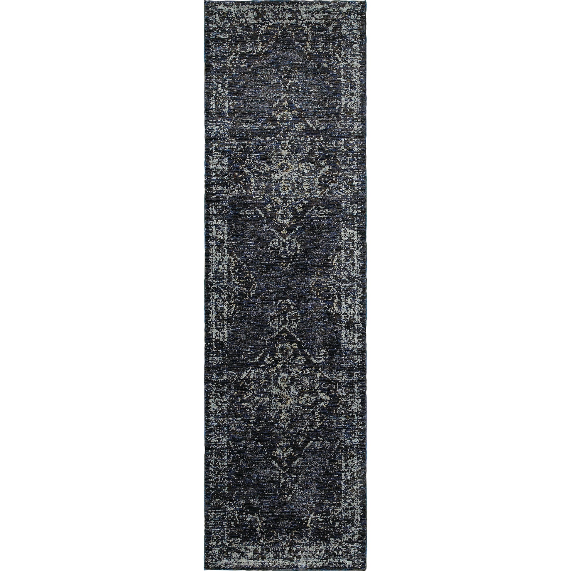 Andorra 7135F Blue Medallion Rug