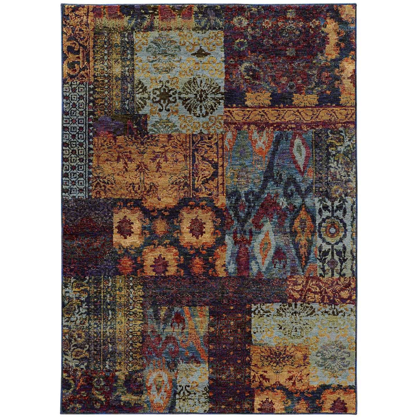 Andorra 7137A Multi Ikat Rug