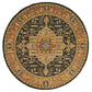 Andorra 7138B Gold Medallion Rug