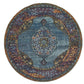 Andorra 7139A Blue Medallion Rug