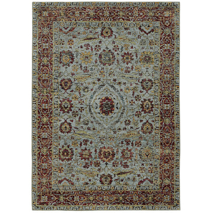 Andorra 7155A Blue Oriental Rug