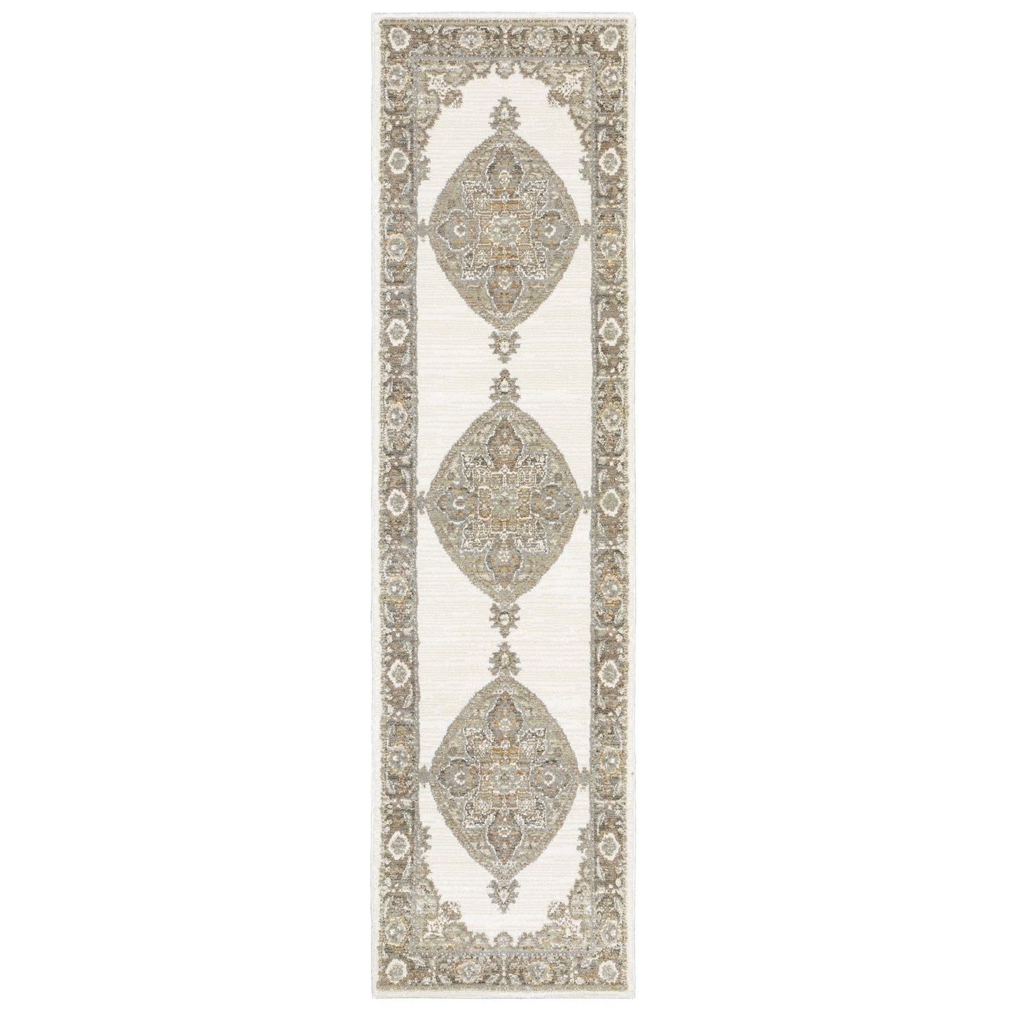 Andorra 7939D Beige Medallion Rug