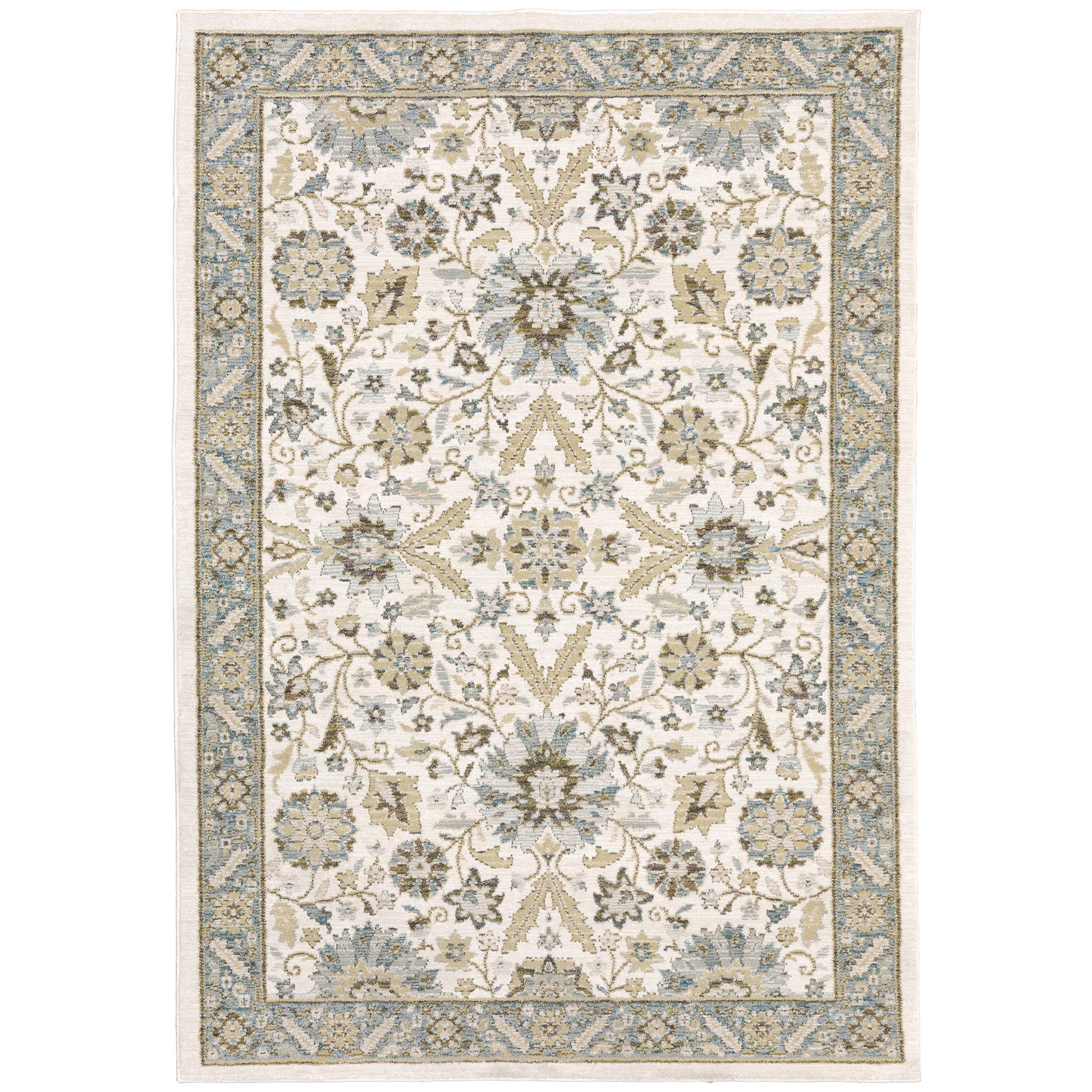 Andorra 8918I Stone Oriental Rug