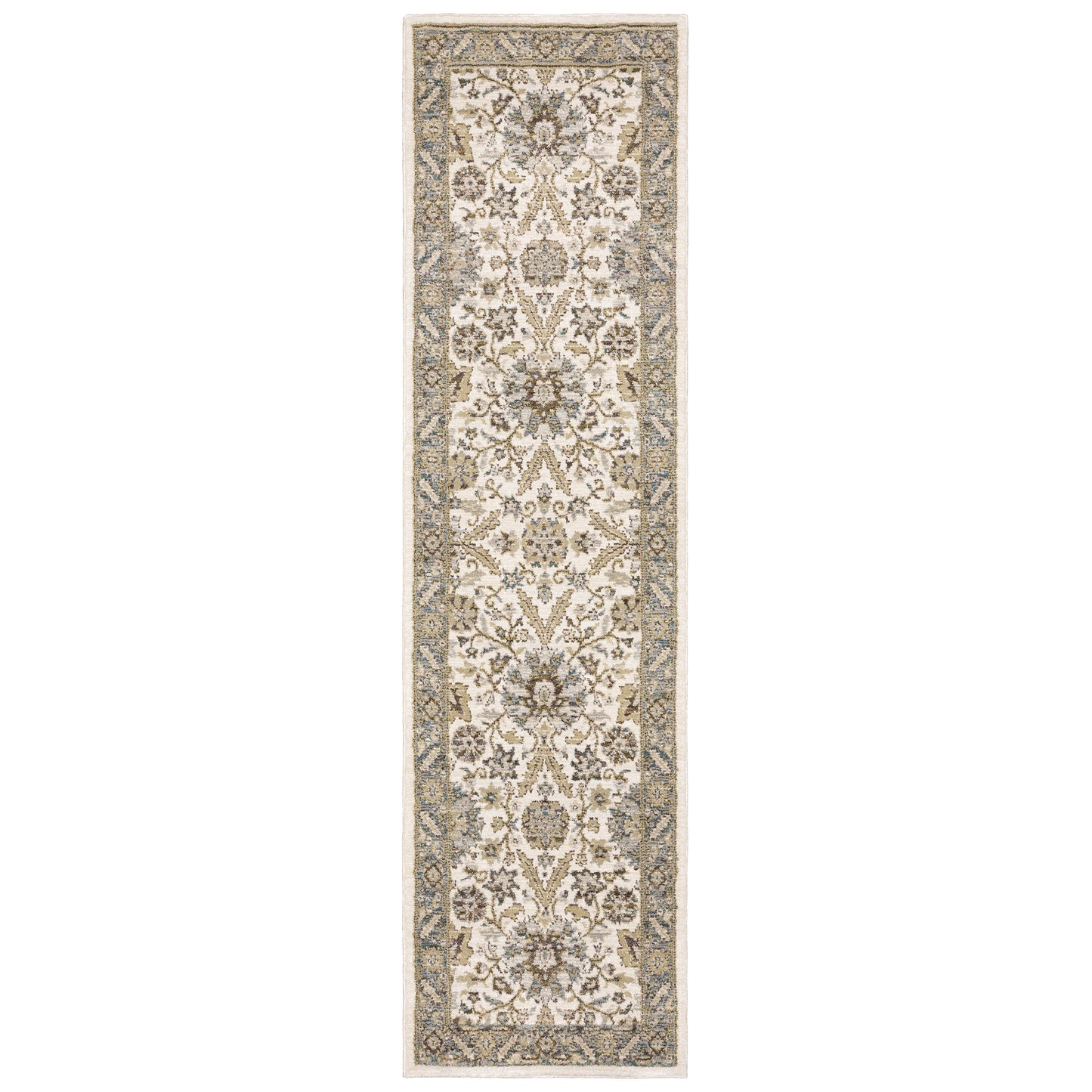 Andorra 8918I Stone Oriental Rug