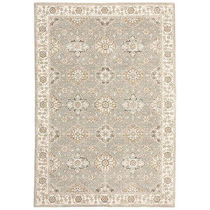 Andorra 8929H Grey Floral Rug