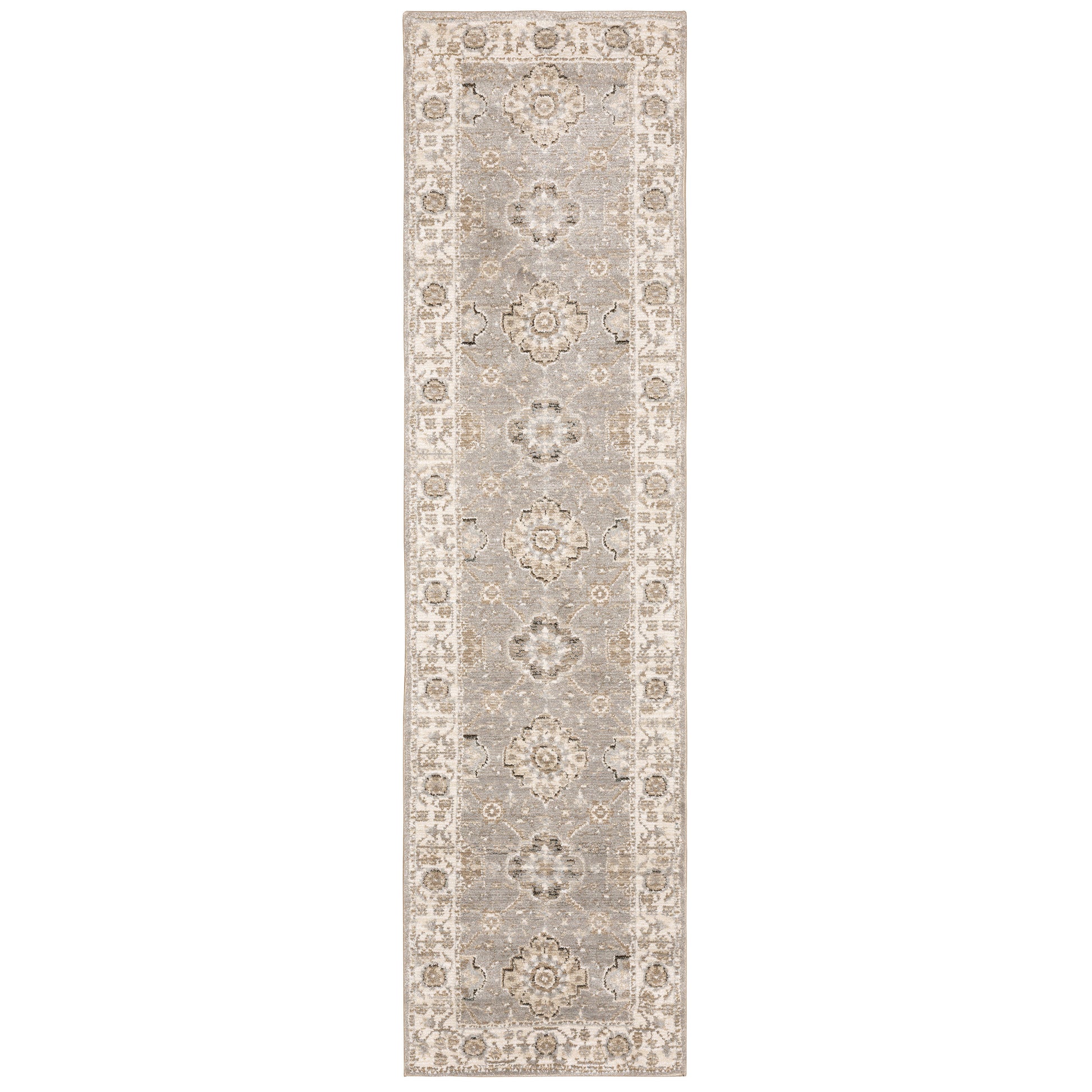Andorra 8929H Grey Floral Rug
