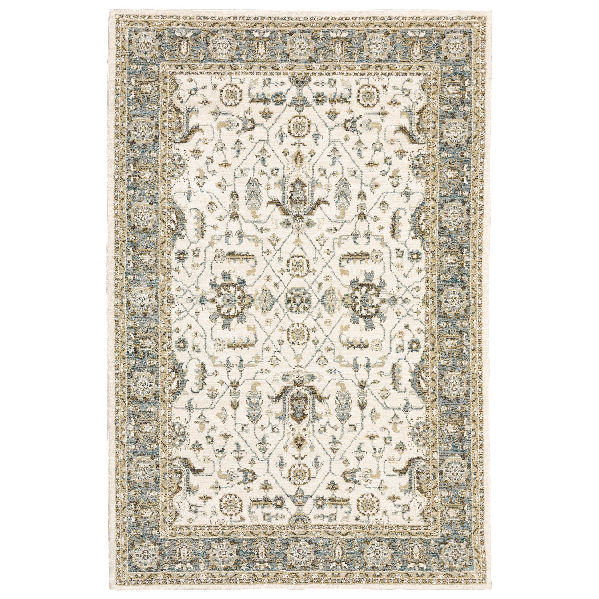 Andorra 9537P Ivory Oriental Rug