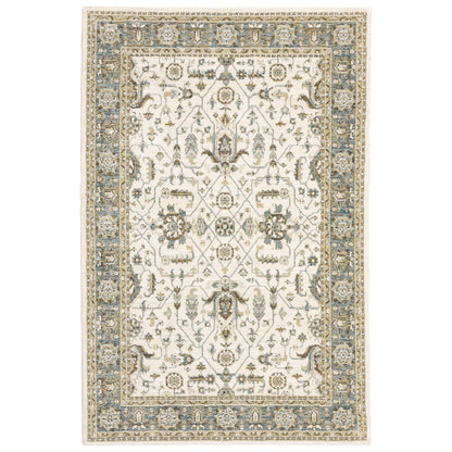 Andorra 9537P Ivory Oriental Rug