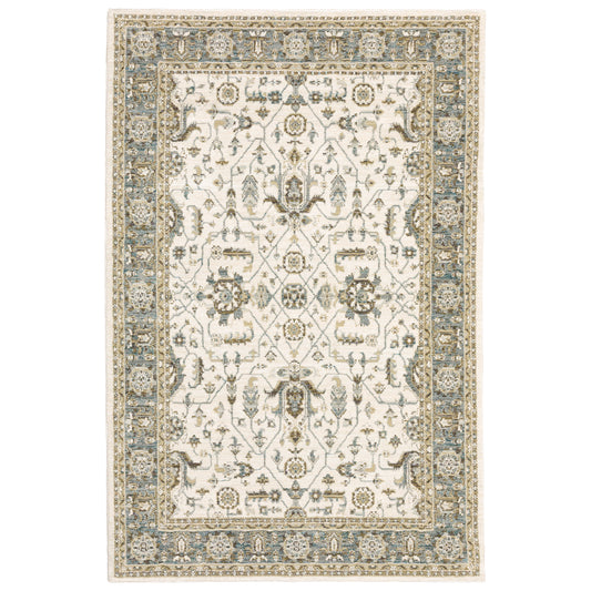 Andorra 9537P Ivory Oriental Rug