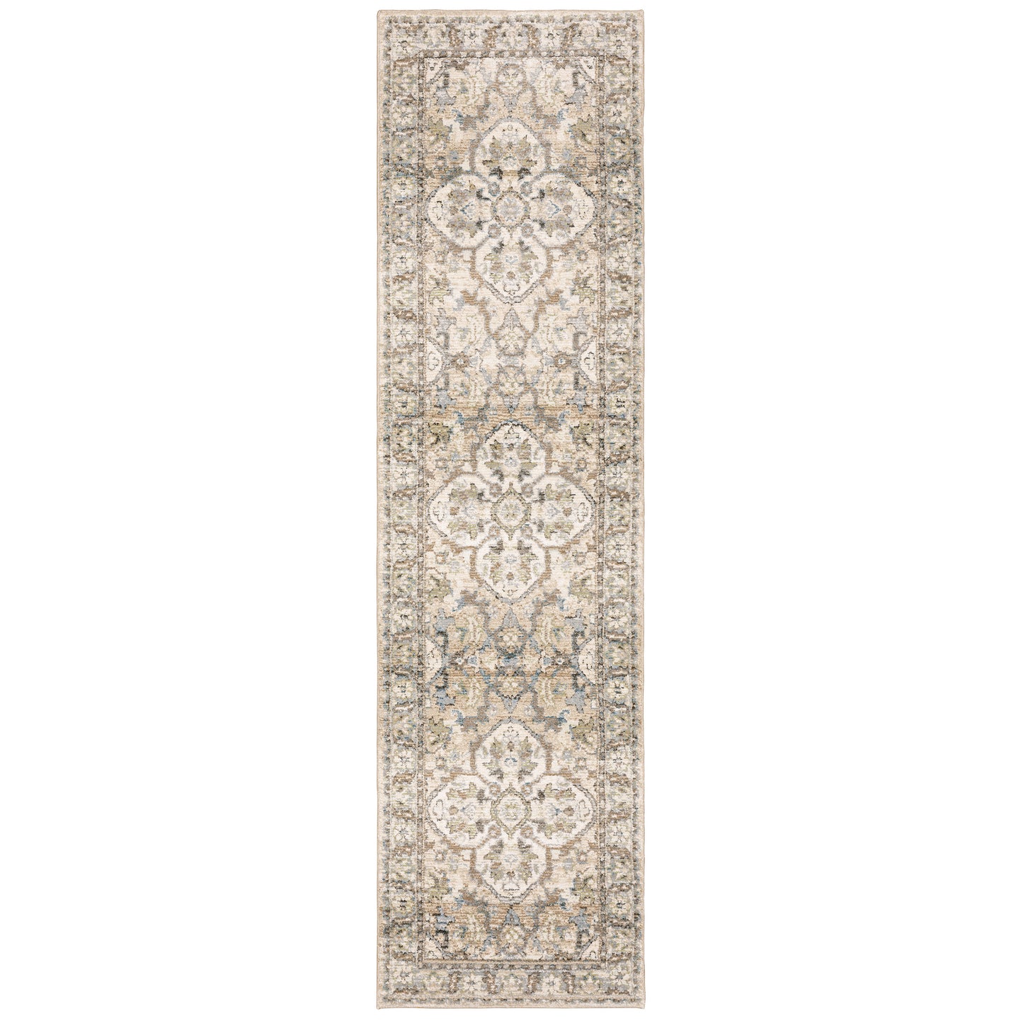 Andorra 9818G Beige Medallion Rug