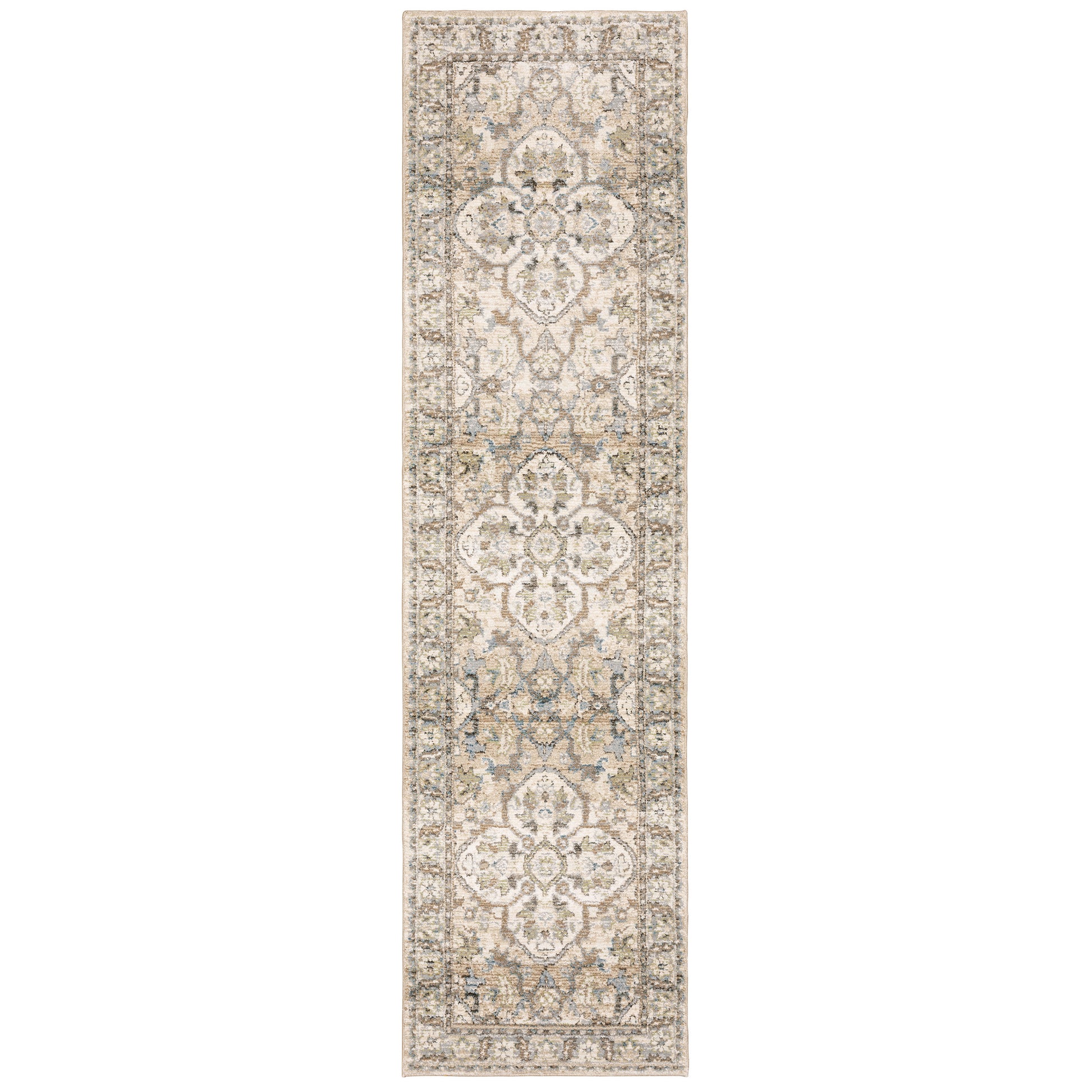 Andorra 9818G Beige Medallion Rug