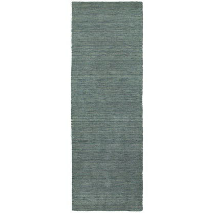 Aniston 27101 Blue Solid Rug