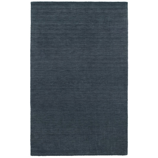 Aniston 27106 Navy Solid Rug