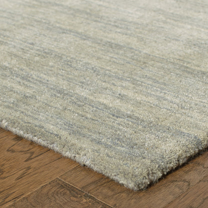 Aniston Solid Grey/ Grey Cut Pile Rug