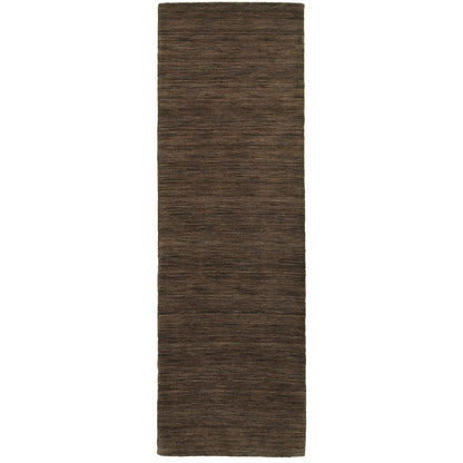 Aniston 27109 Brown/ Brown Solid Rug