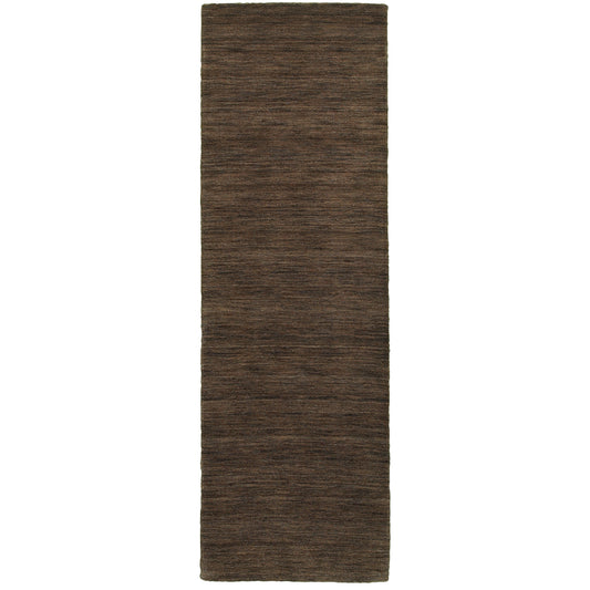 Aniston 27109 Brown/ Brown Solid Rug