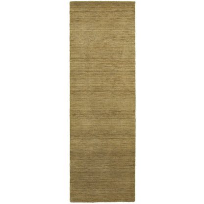 Aniston 27110 Gold/ Gold Solid Rug