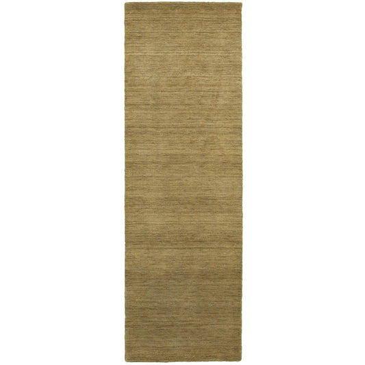 Aniston 27110 Gold/ Gold Solid Rug