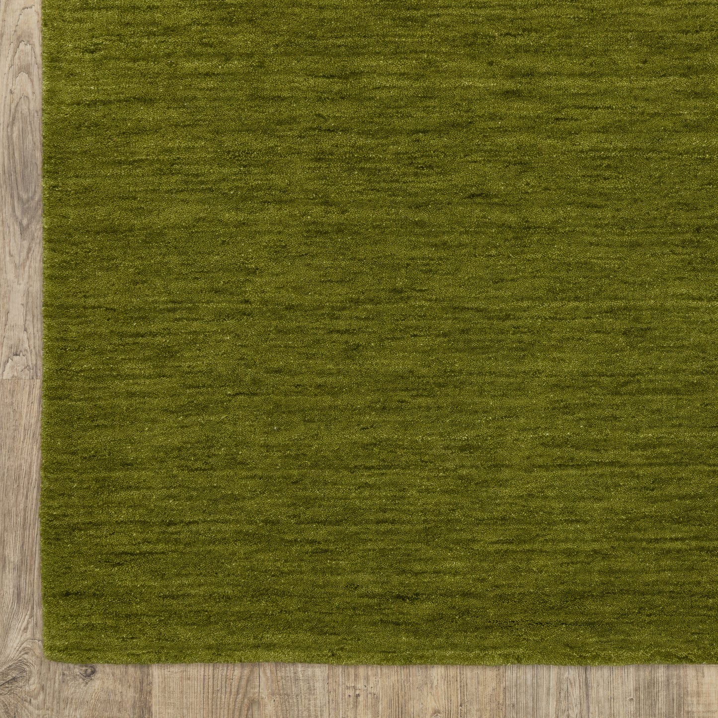 Aniston Ii Solid Green/ Green Cut Pile Rug