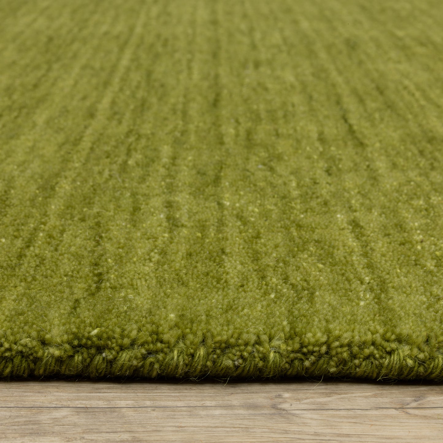 Aniston Ii Solid Green/ Green Cut Pile Rug