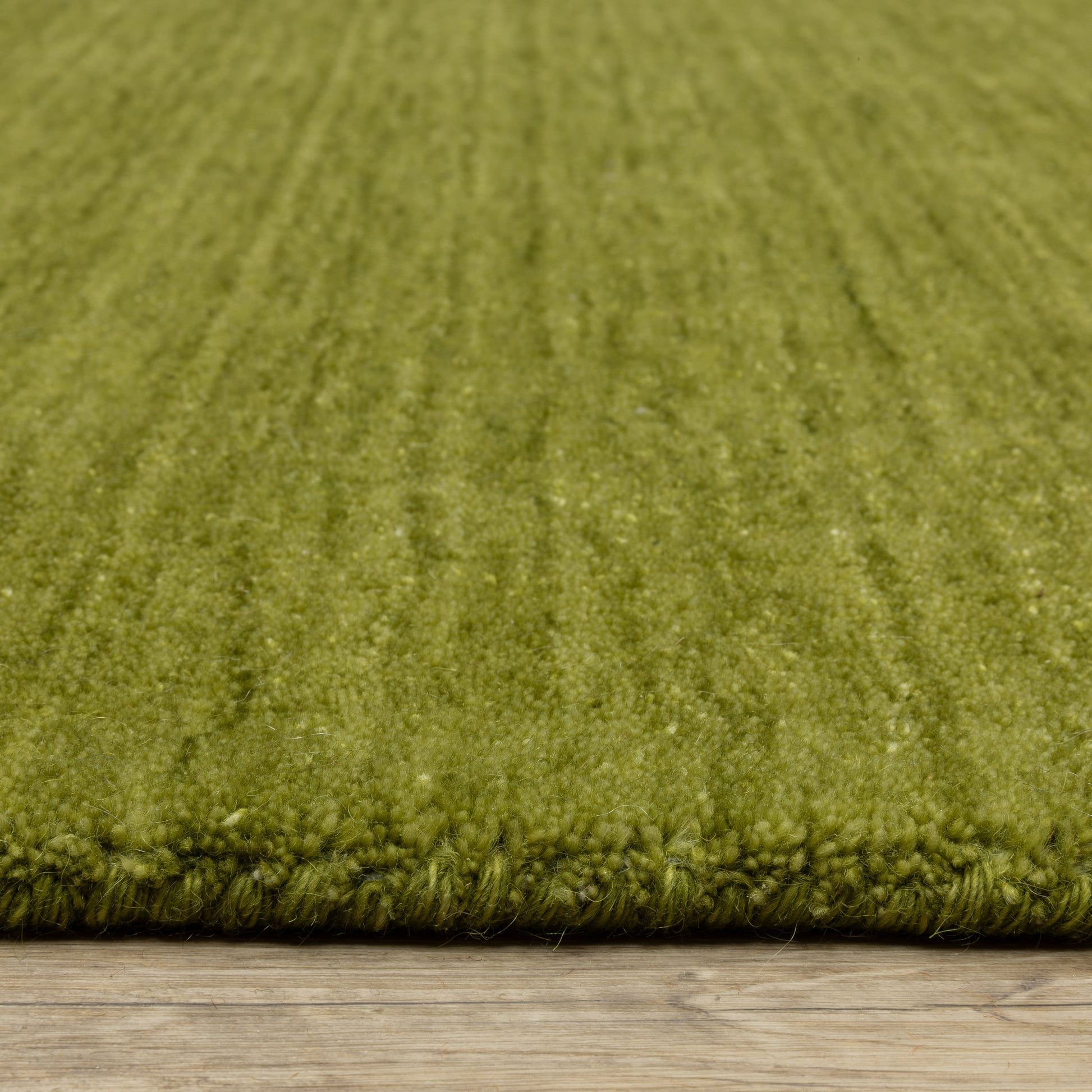 Aniston Ii Solid Green/ Green Cut Pile Rug
