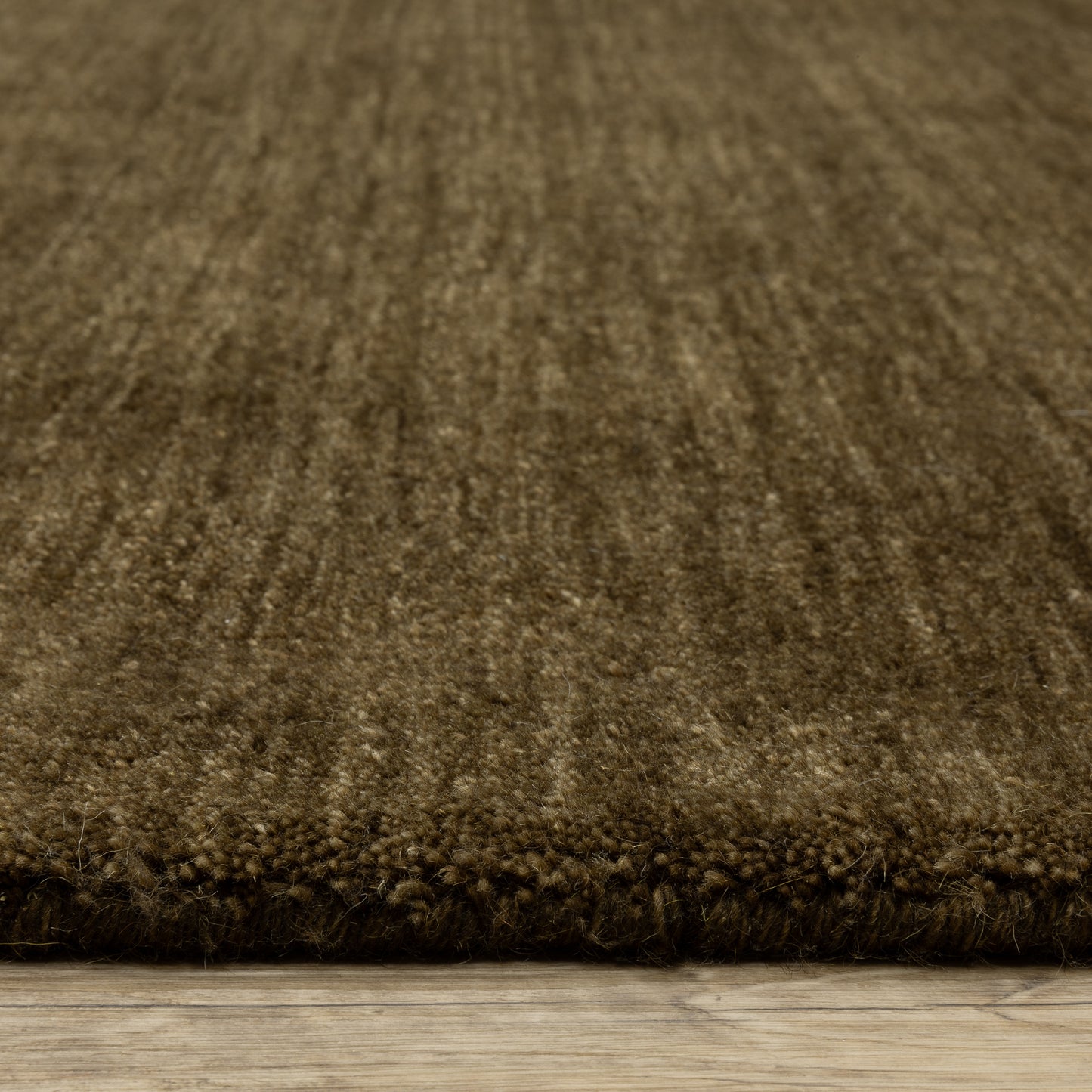Aniston Ii Solid Brown/ Brown Cut Pile Rug