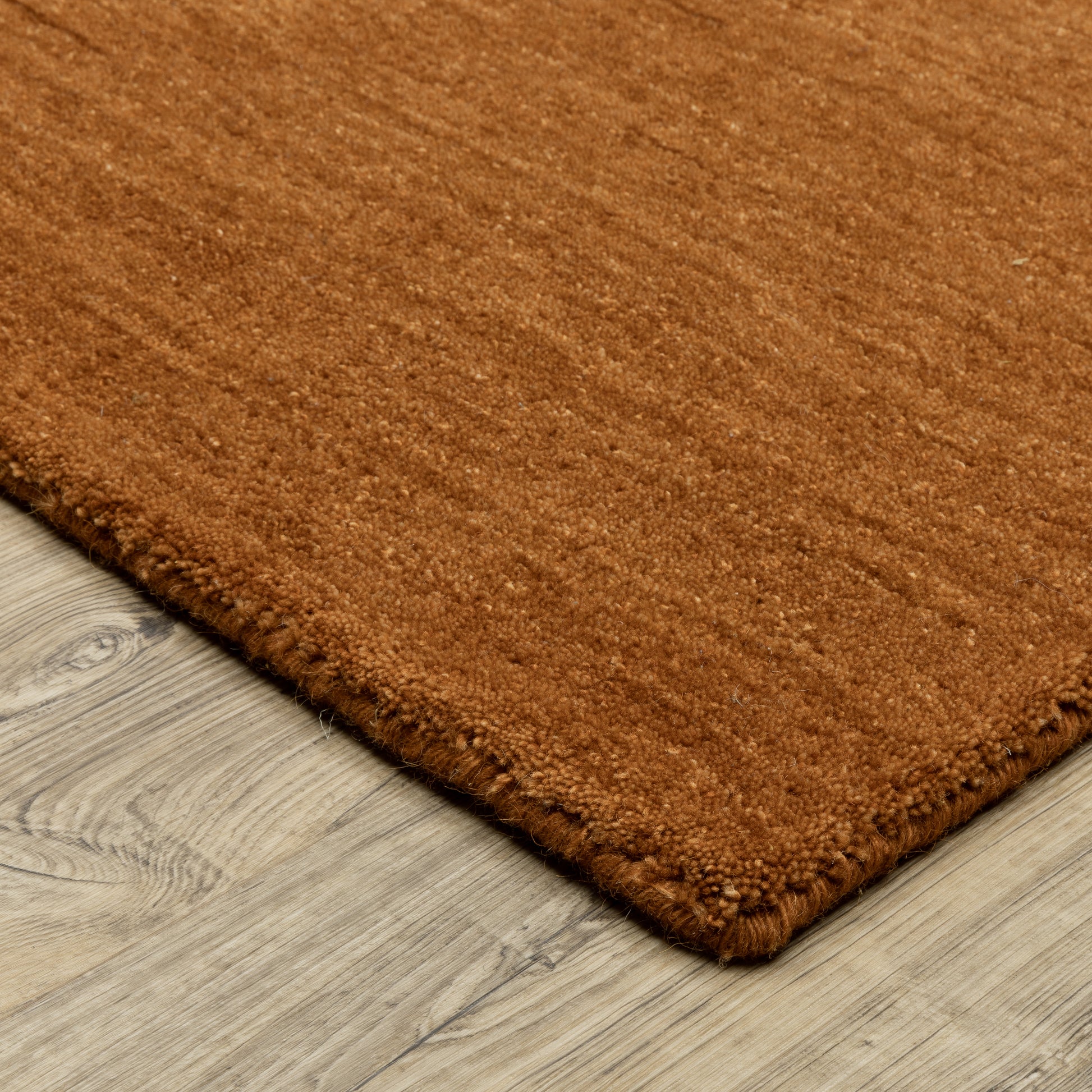 Aniston Ii Solid Rust/ Rust Cut Pile Rug
