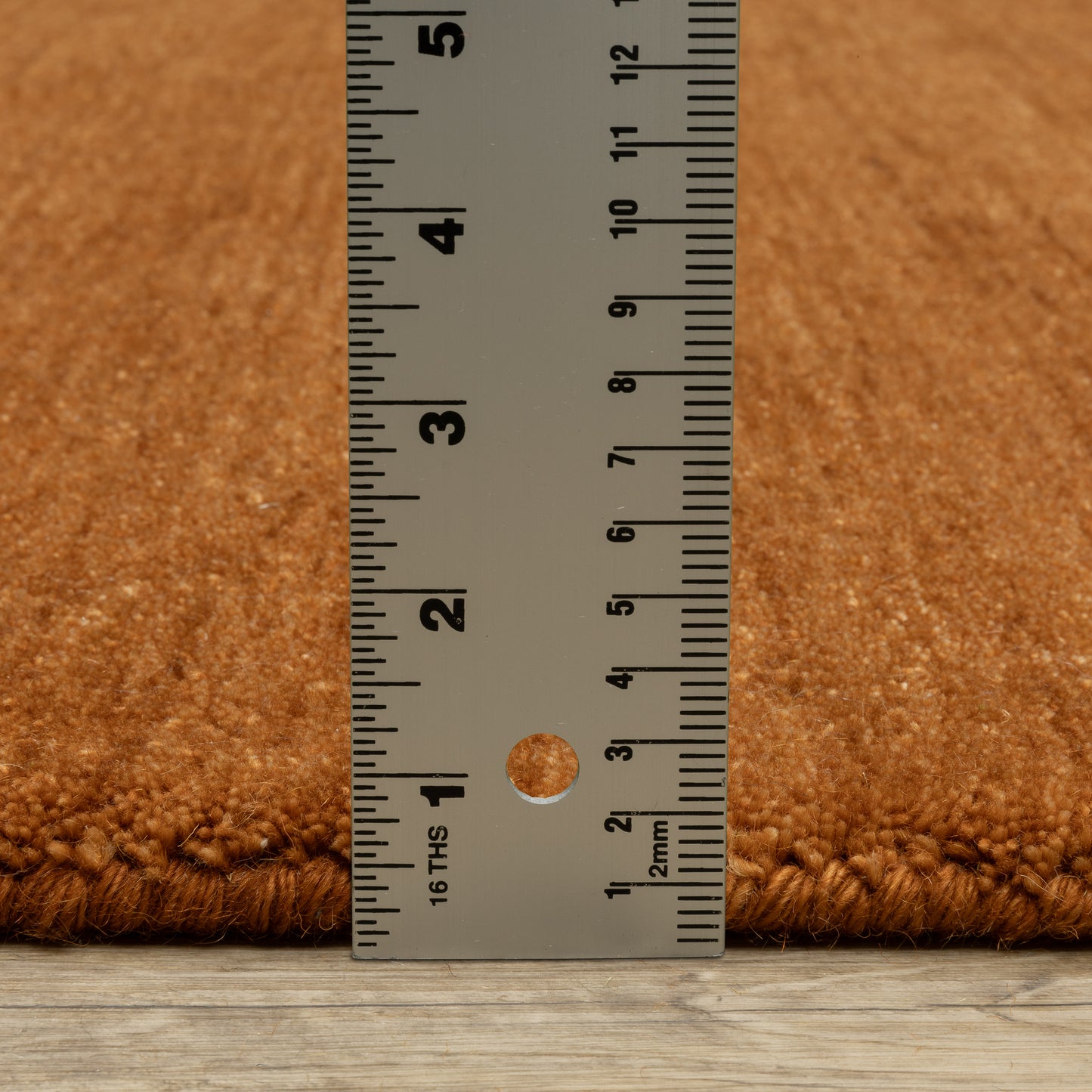 Aniston Ii Solid Rust/ Rust Cut Pile Rug