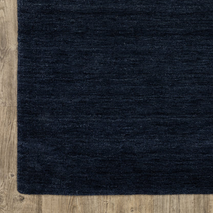 Aniston Ii Solid Blue/ Blue Cut Pile Rug