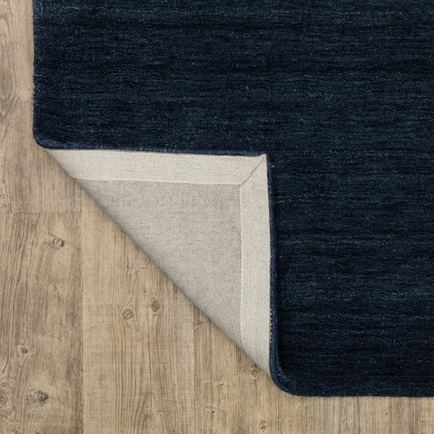 Aniston Ii Solid Blue/ Blue Cut Pile Rug