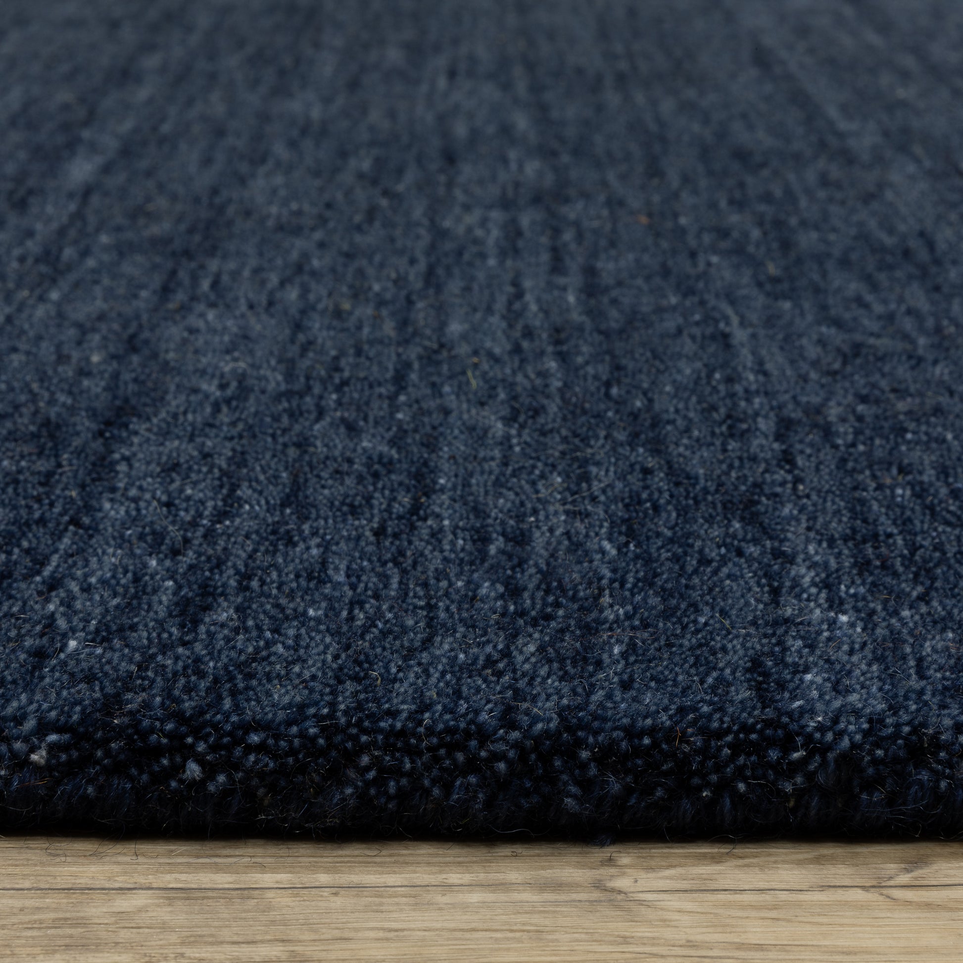 Aniston Ii Solid Blue/ Blue Cut Pile Rug
