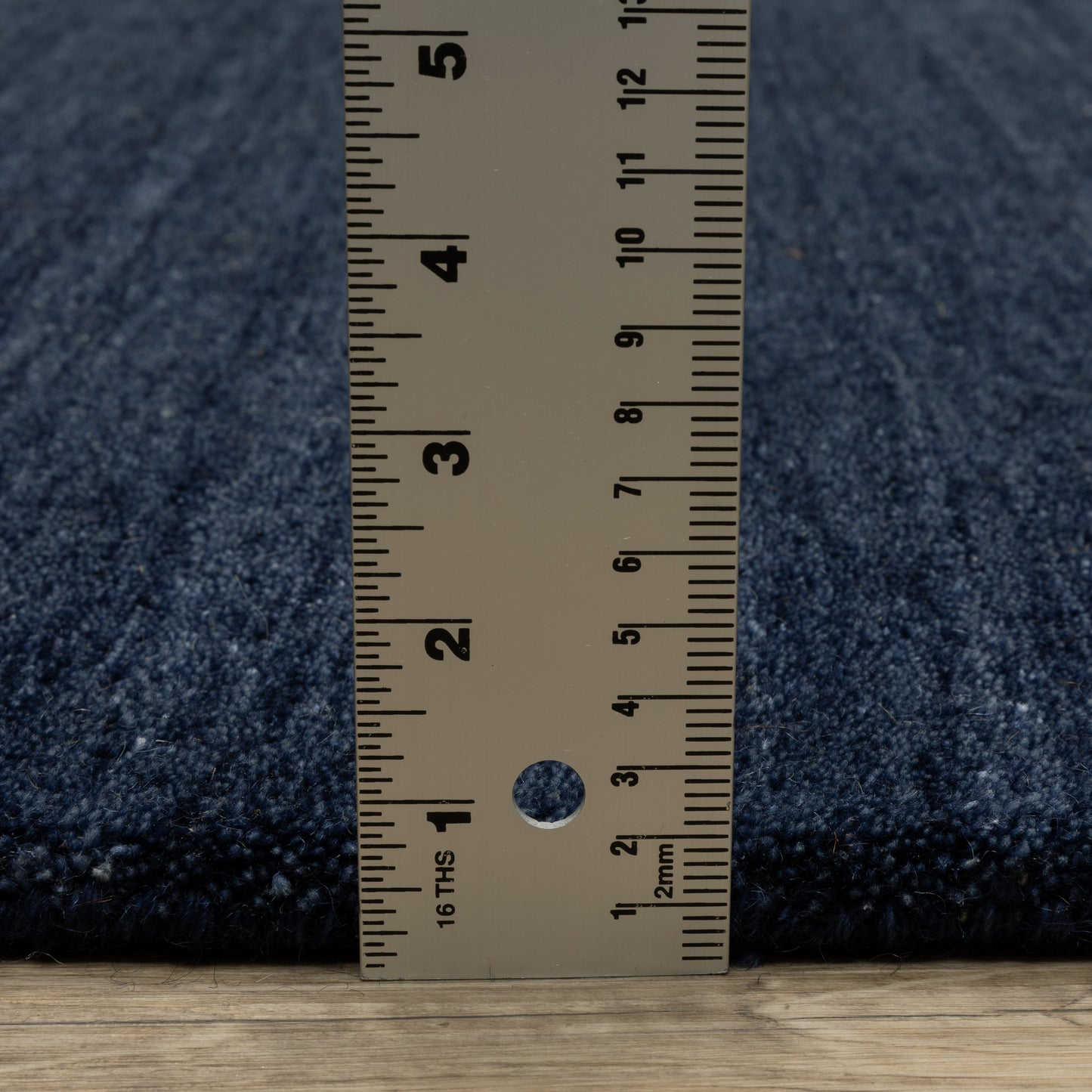 Aniston Ii Solid Blue/ Blue Cut Pile Rug