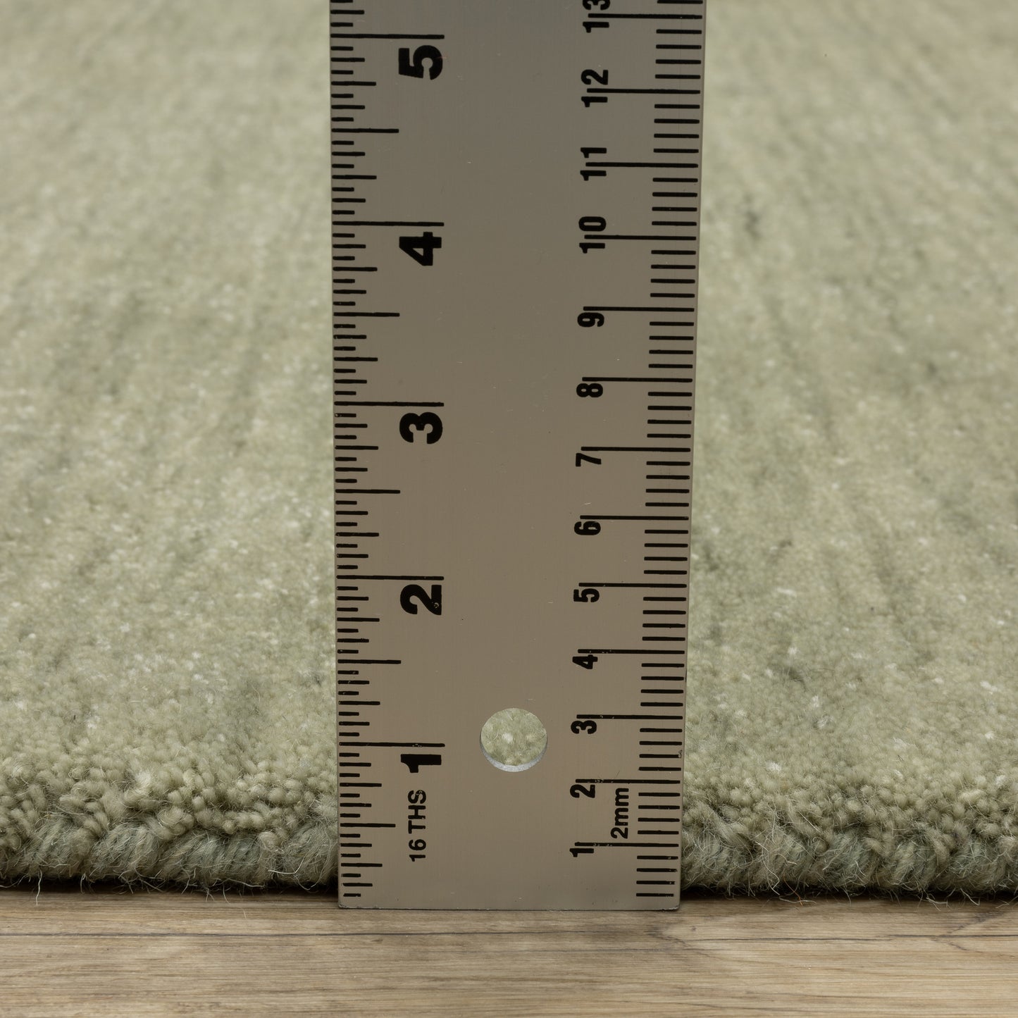 Aniston Ii Solid Green/ Green Cut Pile Rug