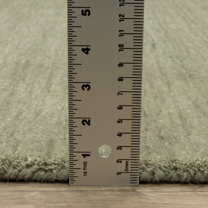 Aniston Ii Solid Green/ Green Cut Pile Rug