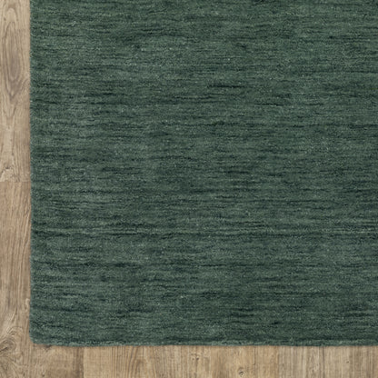 Aniston Ii Solid Blue/ Blue Cut Pile Rug