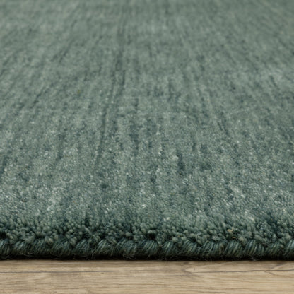 Aniston Ii Solid Blue/ Blue Cut Pile Rug