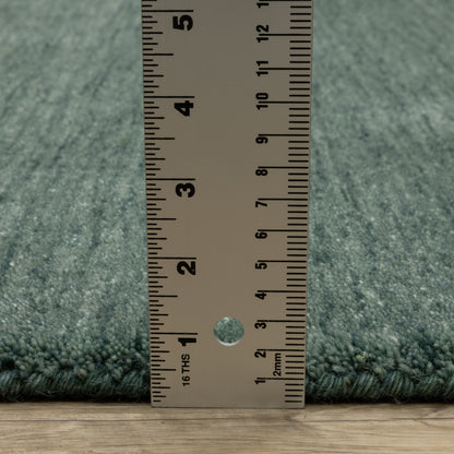 Aniston Ii Solid Blue/ Blue Cut Pile Rug