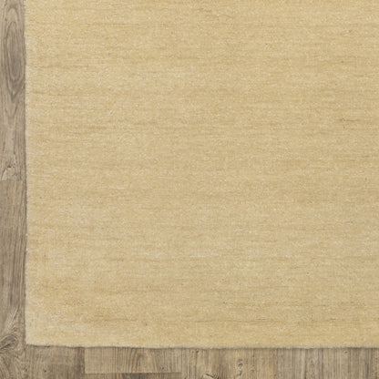 Aniston Ii Solid Beige/ Beige Cut Pile Rug