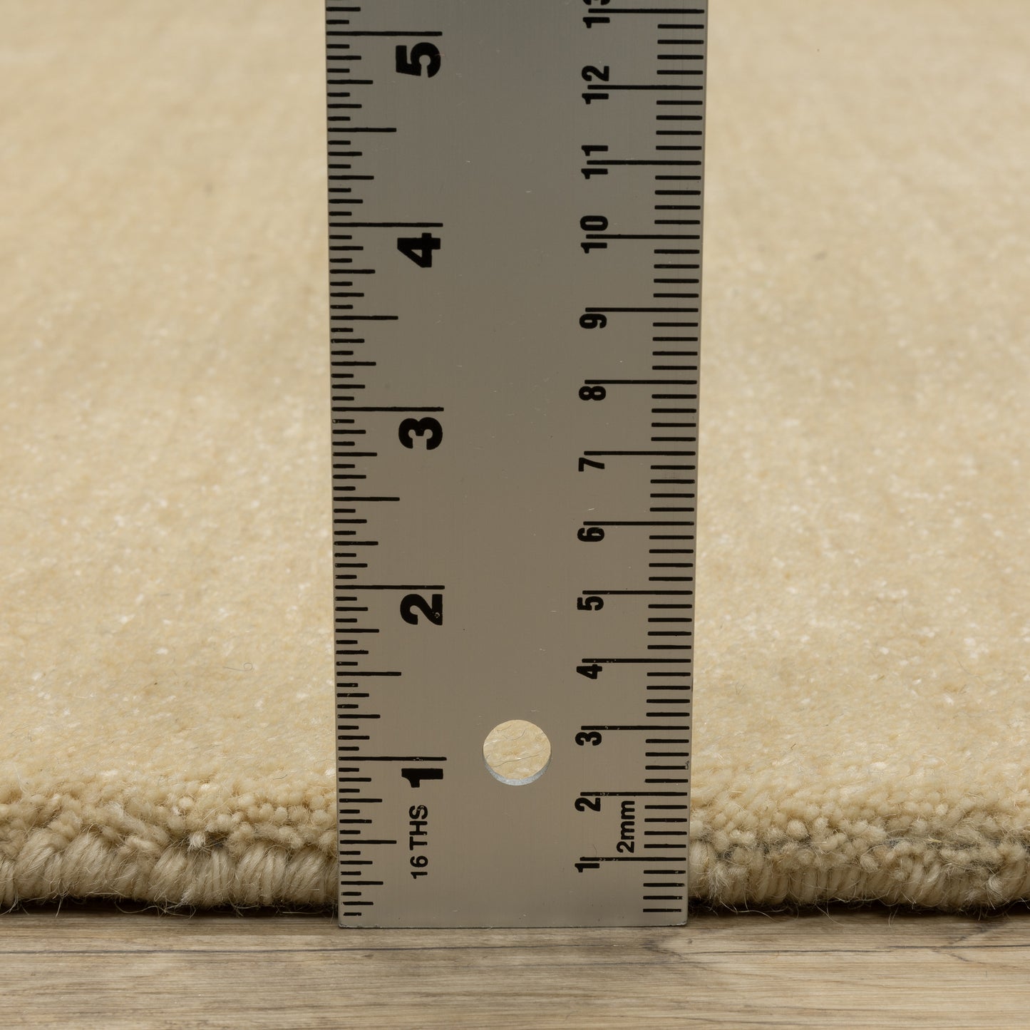 Aniston Ii Solid Beige/ Beige Cut Pile Rug