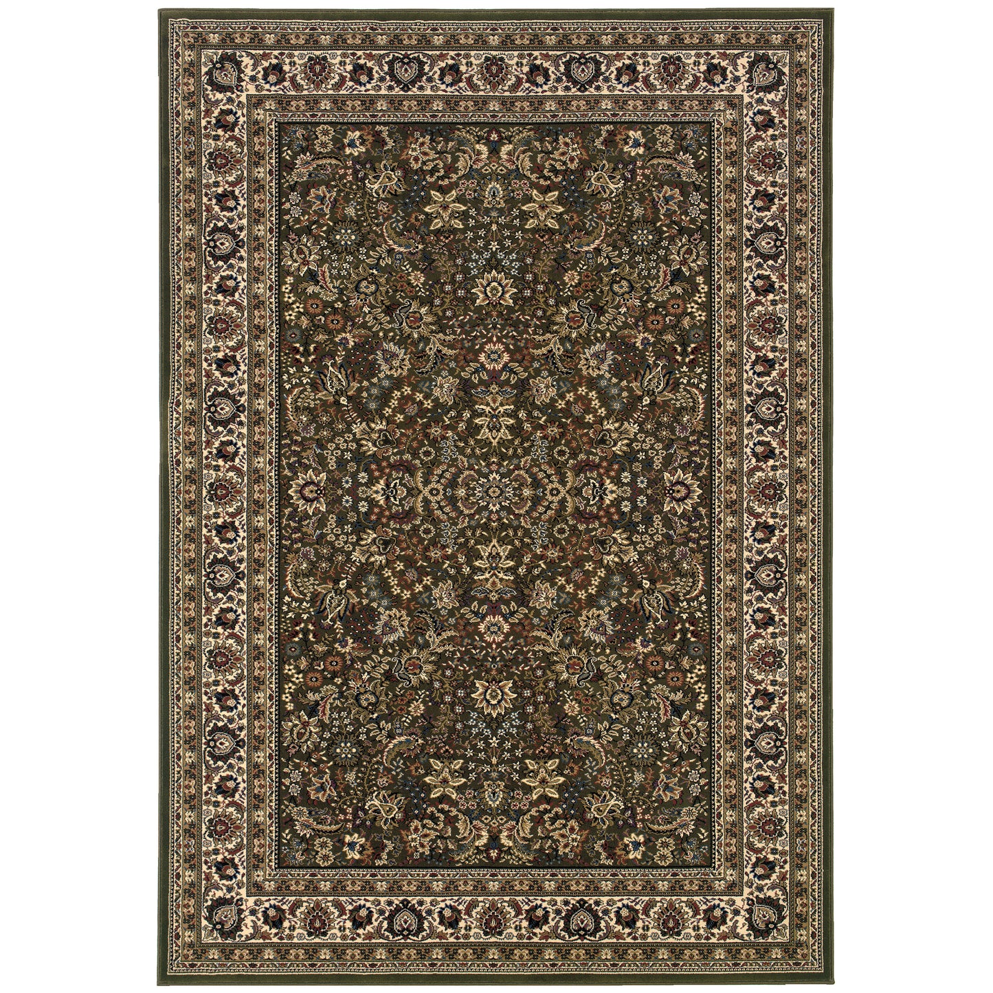 Ariana 213G8 Green Oriental Rug