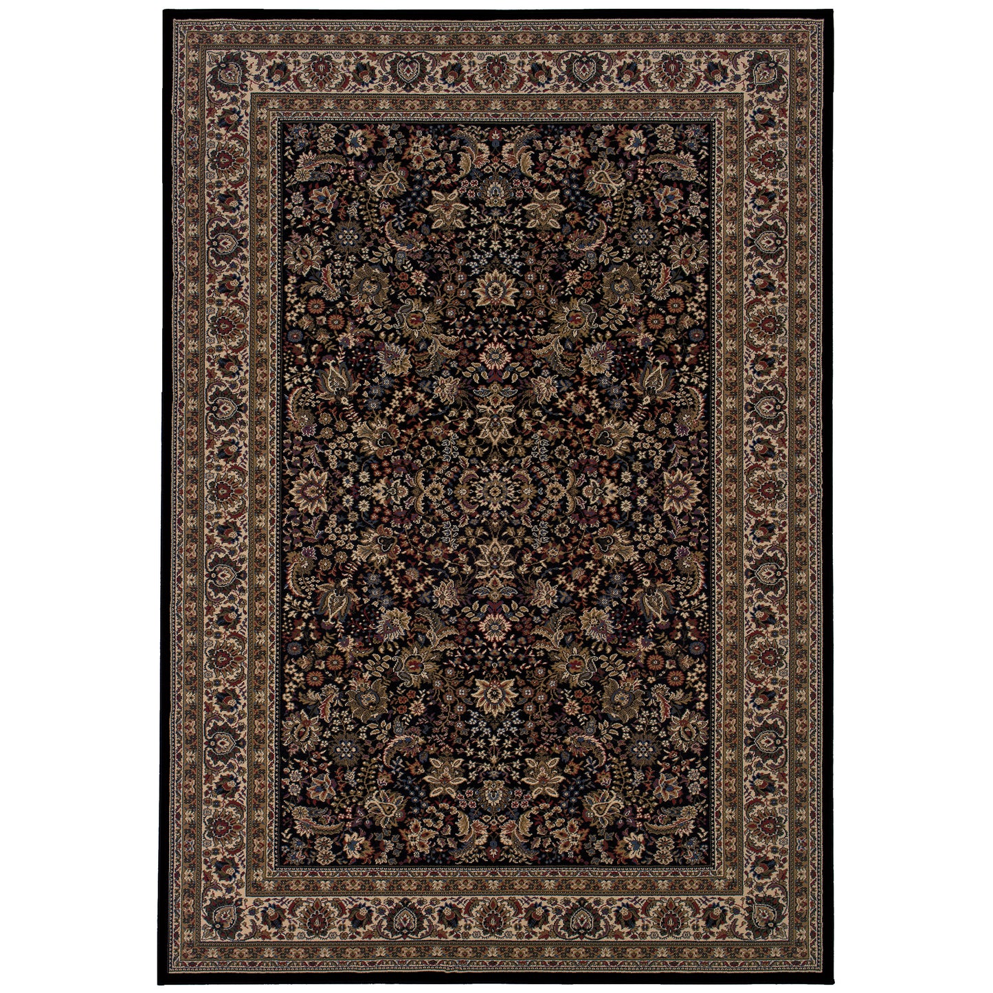 Ariana 213K8 Black Oriental Rug