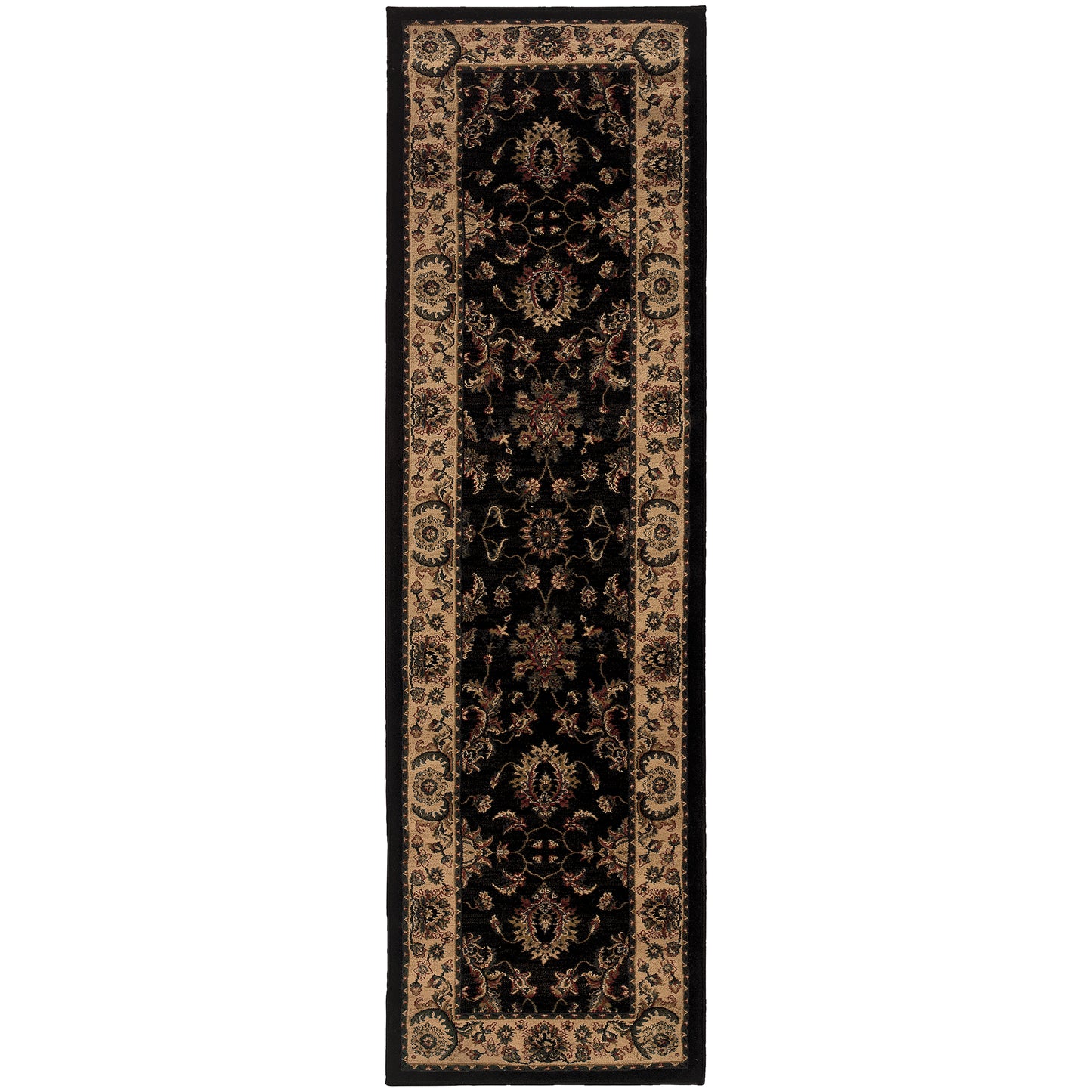Ariana 311K Black/ Ivory Oriental Rug