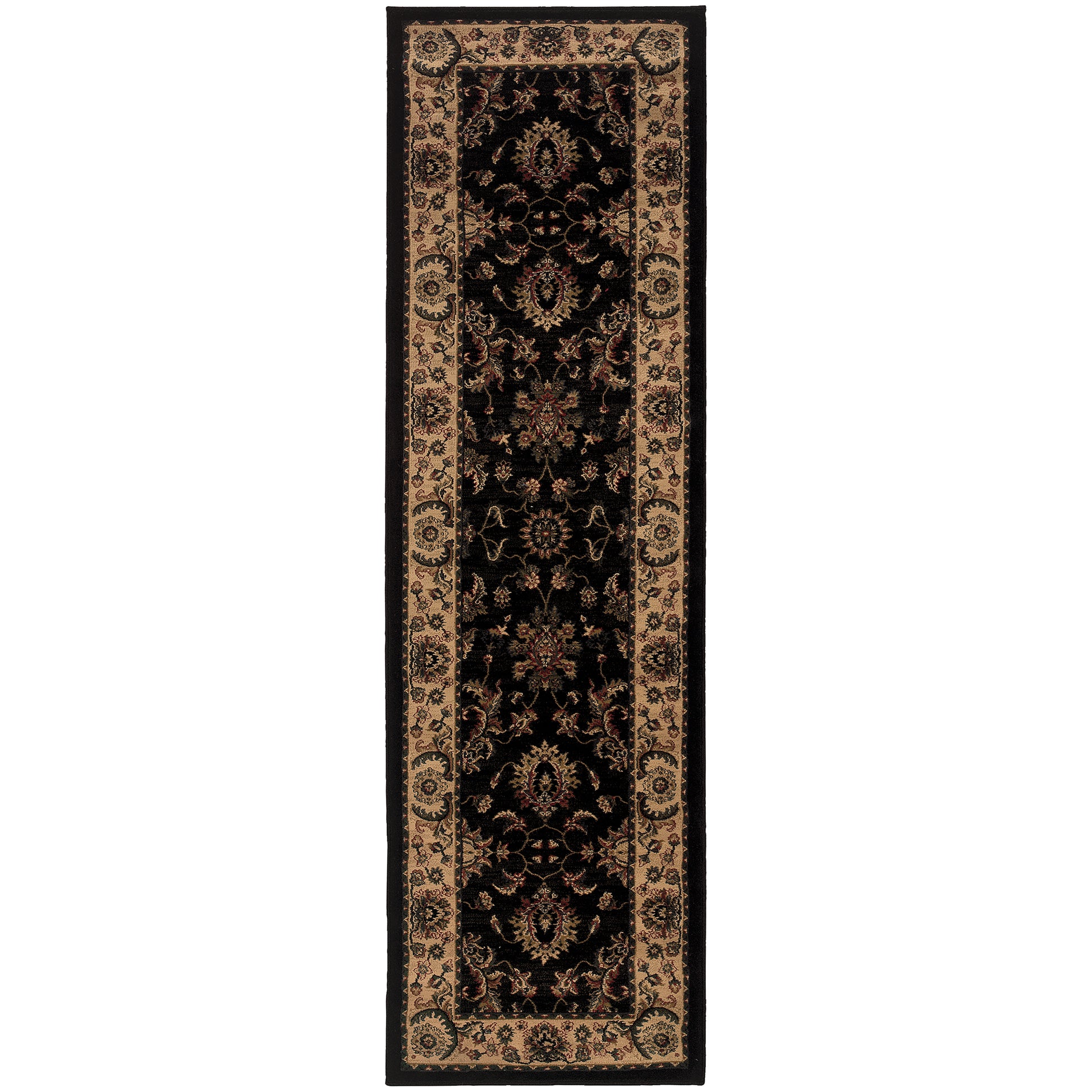 Ariana 311K Black/ Ivory Oriental Rug