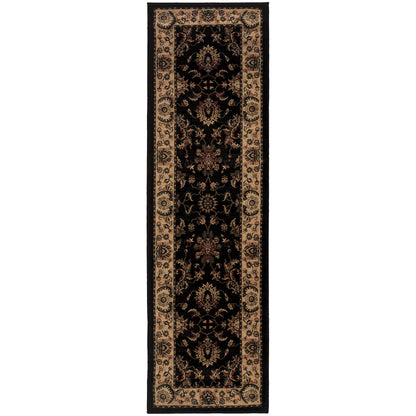 Ariana 311K Black/ Ivory Oriental Rug