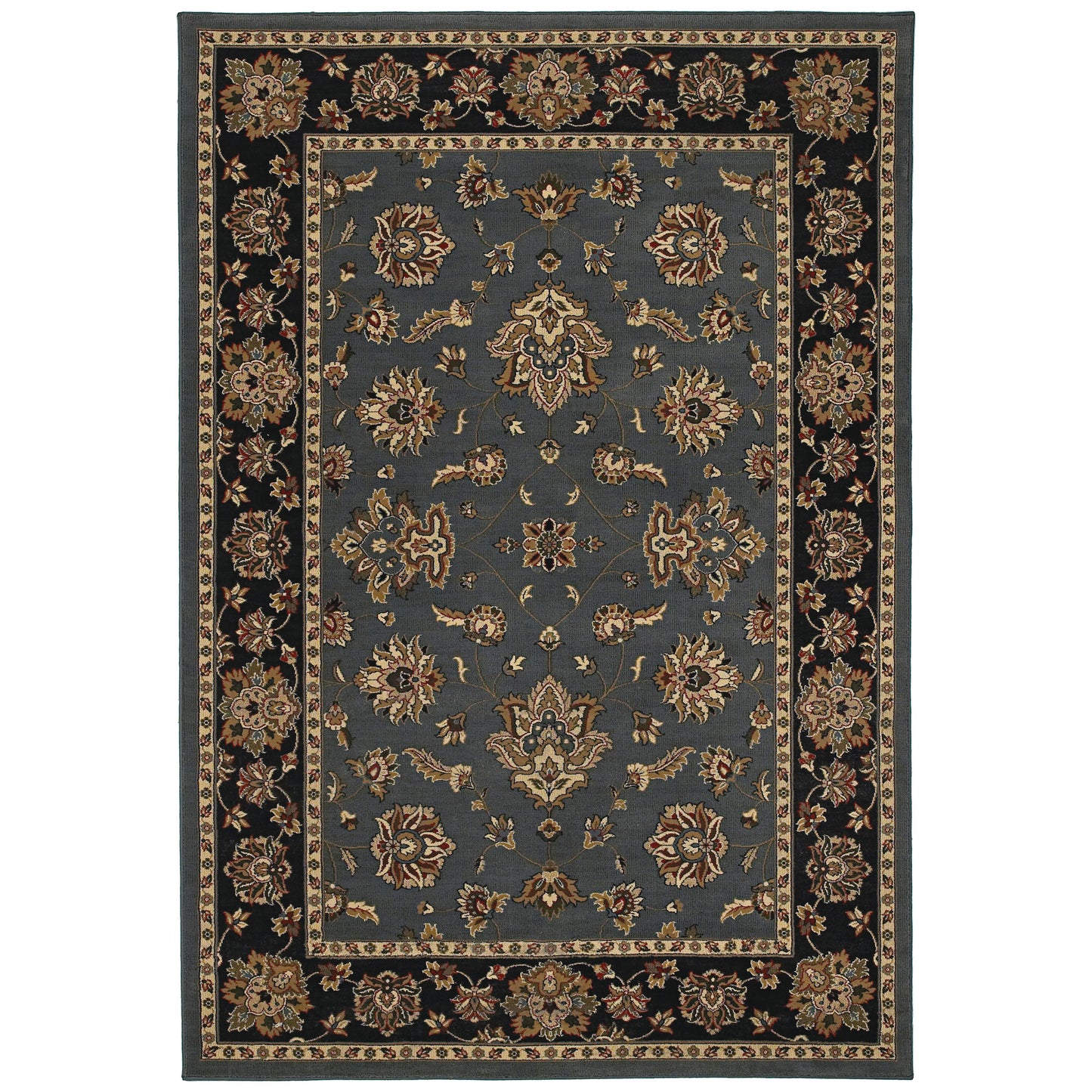 Ariana 623H3 Blue Floral Rug